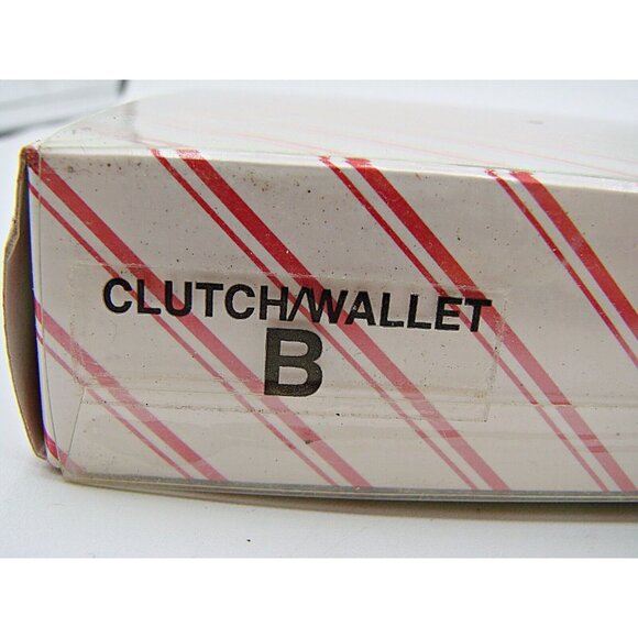 Liz Claiborne Initial B Perfect Clutch Wallet Solid Black Pink Wristlet Full Zip - Picture 11 of 12